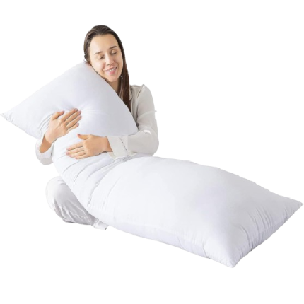 MO'CUDDLES FULL BODY PILLOW-WHITE